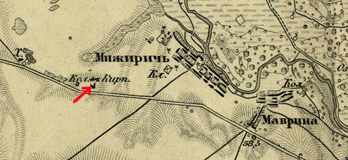 Карта 1850 года