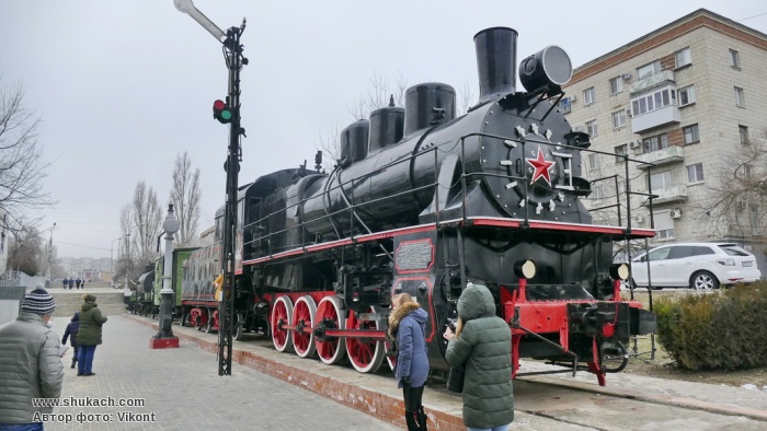 Паровоз в воде