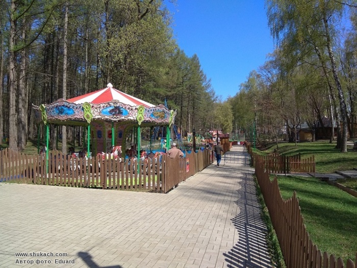 Новомосковск взрослый парк карта
