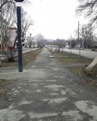 Аллея памяти погибших на производстве, г. Луганск