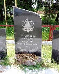 Памятник чернобыльцам, пос. Малиновка