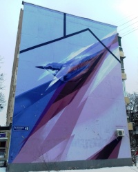 Мурал "Равновесие" ("Поползень"), г. Харьков