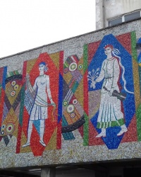 Мозаїка на панчошно-шкарпетній фабриці, м. Рубіжне