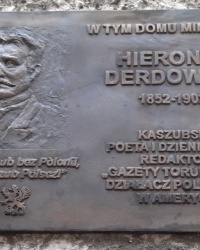 Памятная доска Хиерониму Дердовскому, г. Торунь