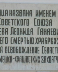 Аннотационная доска на ул. Валиева, с. Поворотное