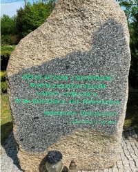 Памятный знак основанию гмины, с. Лубянка