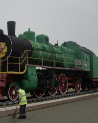 Паровоз-памятник Су250-43, г. Жлобин