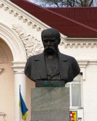 Бюст Т.Г. Шевченко в с. Русская Поляна