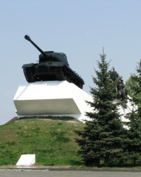 Танк ИС-2 в г. Дубно