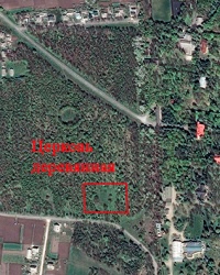 Место первого деревянного молитвенного дома в честь Св. Николая в с. Никольское-На-Днепре