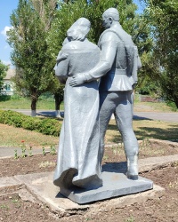 Памятник жителям села, растрелянным в лагерях 1937 год в с. Новомлиновка
