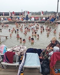 Купель с термальной минеральной водой (комплекс Арабатские Термы) в с. Стрелковое