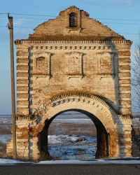 Старое здание мельницы в с. Вязовка