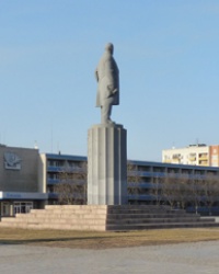 Памятник В.И.Ленину (демонтирован) на площади Победы в г.Кременчуг