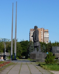 Памятник В.И. Ленину в г. Мариуполь