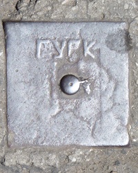 Репер (ГУГК) ул. Старопортофранковская в г. Одесса