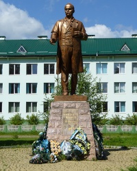 Пам'ятник Т.Г.Шевченку в смт. Солотвин