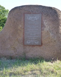 Памятный знак в честь казацких зимовников в с.Грушевка
