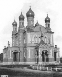 Сампсониевская церковь на поле Полтавской битвы 