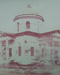 Остатки фундамента церкви Воскресения Христова (1836 г.) в с. Никольское-На-Днепре