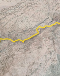 Wadi Gnai - горные русла пустыни Дахаба