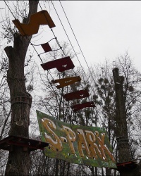Веревочный парк "S-Park" в парке им. Артема в г. Харькове