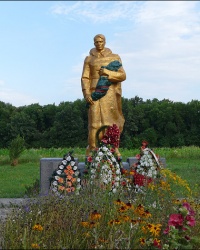 Братская могила советских воинов в с. Верхний Салтов