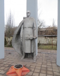 Воинский мемориал в сквере Ленинского комсомола в Алчевске