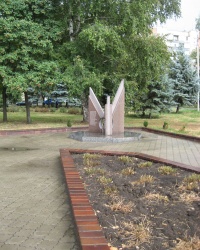 Памятник погибшим милиционерам в Славянске