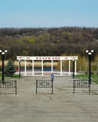 Аллея роз в Артемовске