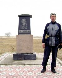 Памятник А.В.Суворову на Кинбурнской косе