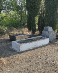 Могила Н.П.Сусловой возле пос.Лазурное