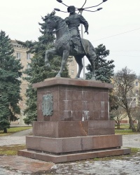 Памятник князю Г.Засекину в г.Волгограде