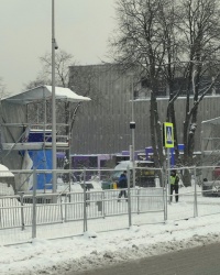 Скульптурная композиция "Земля и вода" в Лужниках в г.Москве