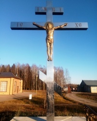 Поклонный крест в окрестностях с. Чихачево