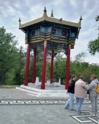 Шахматная ротонда в г.Элисте