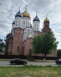 Строящийся собор Кирилла и Мефодия в г.Элисте