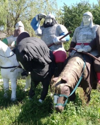 Скульптурная композиция «Три богатыря» в г.Коломне