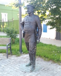 Памятник приставу В.Ф.Данилову в г.Арзамасе