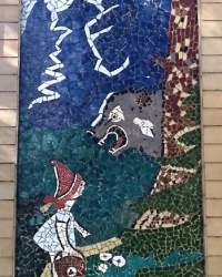 Мозаика на здании детского сада № 69 в г. Донецке Мозаика на здании детского сада № 69 в г. Донецке