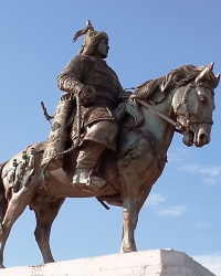 Памятник Убаши-хану в г.Элисте