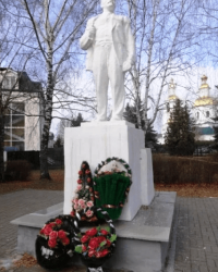 Демонтированный памятник В.И. Ленину в с. Дивеево