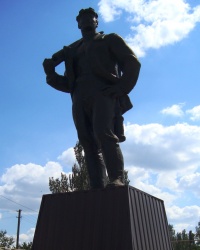 Скульптура шахтера в г.Енакиево