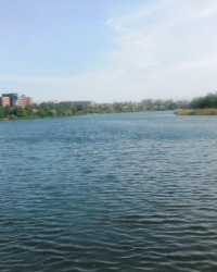 Нижнекальмиусское водохранилище в г.Донецке