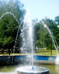 Фонтан в городском сквере г.Чистяково