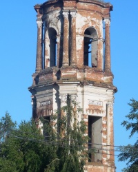 Развалины Митрофановской (Троицкой) церкви в с.Лосево