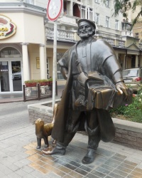 Скульптурная композиция «Коробейник» в г.Ростове-на-Дону