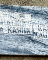 Аннотационная доска на доме № 2 по ул.Каяни