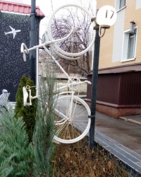 Велосипед-призрак (Gost Bike) в г.Донецке