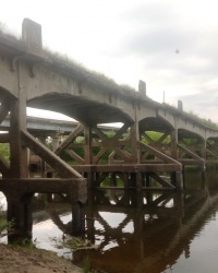Старый мост через р.Ворона у с.Красивки